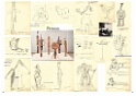 58-59 Zeichnungen nach Skulpturen von P. Picasso, Museum Ludwig 1984